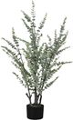 Monarch Specialties Inc. Green/Black 44" Artificial Potted Eucalyptus Tree-0