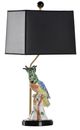 Chelsea House Hope Black/Multicolor Glaze Table Lamp-0