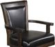 Sunny Designs™ Homestead Black/Tobacco Leaf Game Chair-4