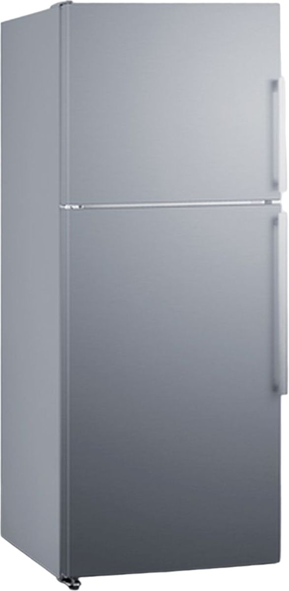 Summit 28 in. 13.6 Cu. Ft. Stainless Steel Counter Depth Top Freezer Refrigerator-2