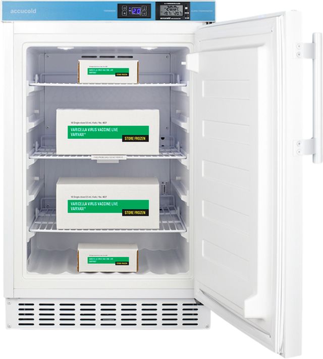 Accucold® 2.7 Cu. Ft. White Pharmacy Undercounter Freezer-3