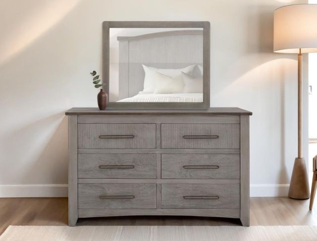 International Furniture Direct Ridge Light Gray Dresser-1