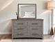 International Furniture Direct Ridge Light Gray Dresser-1