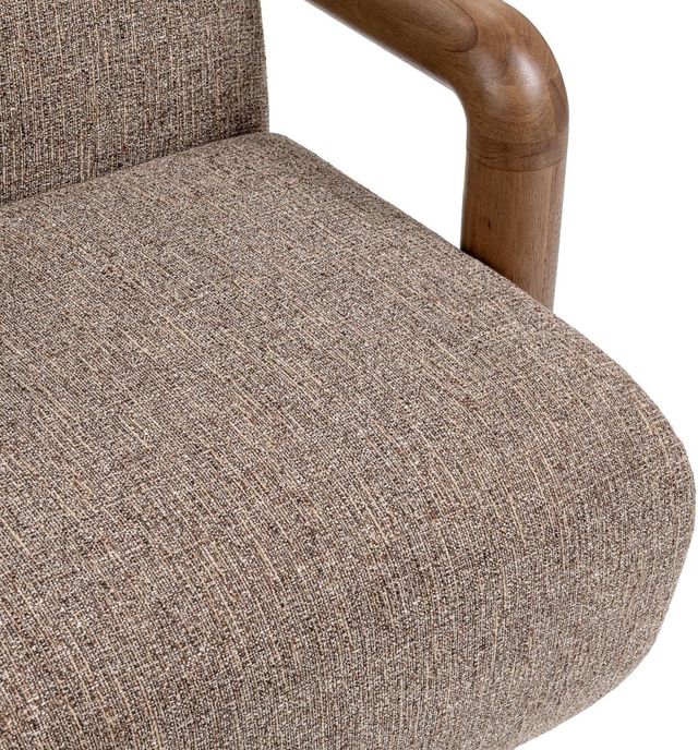 Classic Home Welson Warm Mocha Swivel Accent Chair-4