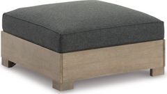 Signature Design by Ashley® Citrine Park Brown Outdoor Ottoman with Cushion