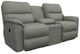 La-Z-Boy® Brooks Shadow Manual Reclining Loveseat with Console-0