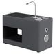Elements International Valari Gray Nightstand-0
