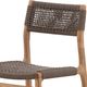 Dovetail Furniture Ysidro Gray/Natural Synthetic Wicker/Teak Outdoor Dining Chair-5