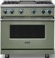 Viking® 7 Series 36" Eucalyptus Pro Style Natural Gas Range with Griddle-3