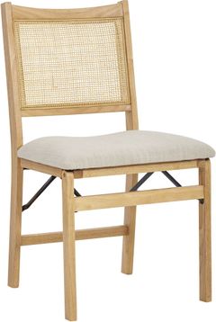 Powell® Bina Natural Cane Folding Chair