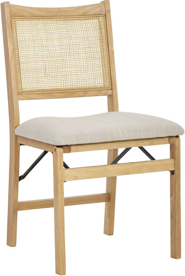 Powell® Bina Natural Cane Folding Chair