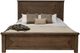 International Furniture Direct Novus Lodge Brown Queen Panel Bed-1