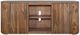International Furniture Direct Balam Brown 2-Door TV Stand-1