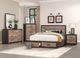 Homelegance® Miter Dark Ebony/Rustic Mahogany Mirror-1