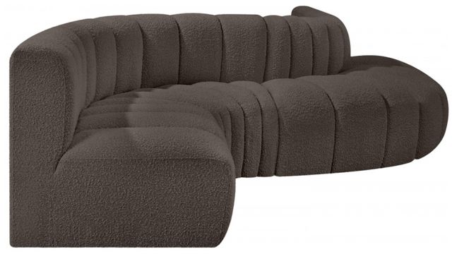 Meridian Furniture Arc 6-Piece Brown Sectional-2