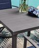 Signature Design by Ashley® Point Bonita Gray Aluminum Outdoor Dining Table-3