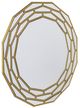 A & B Home Brushed Metallic Gold Wall Mirror-0