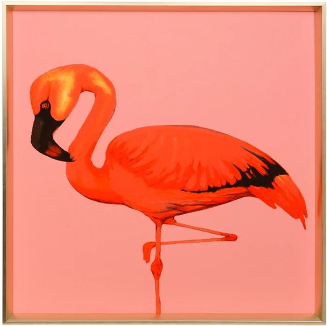 Stylecraft Custom Pink Flamingo Wall Art-0