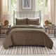Olliix by Madison Park Timber 3 Piece Black and Brown King/California King Reversible Printed Coverlet Set-3