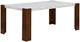 ACME Furniture Hettie White Top Dining Table with White Base-0