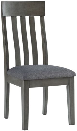 Signature Design by Ashley® Hallanden Antiqued Gray Dining Side Chair