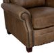 Luke Home Bennett Customizable Leather Chair-1
