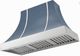 AGA Cascade 48" Stone Blue Wall Mounted Range Hood  with Polished Chrome Trim-0