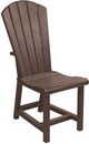 C.R. Plastic Generation Line Chocolate Addy Dining Chair-0