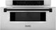 ZLINE Autograph Edition 1.2 Cu. Ft. Stainless Steel Microwave Drawer with Matte Black Accents-2