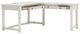 Signature Design by Ashley® Robbinsdale Antique White L-Shape Office Desk-1
