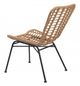 Zuo® Lorena Natural Set of 2 Dining Chair-4