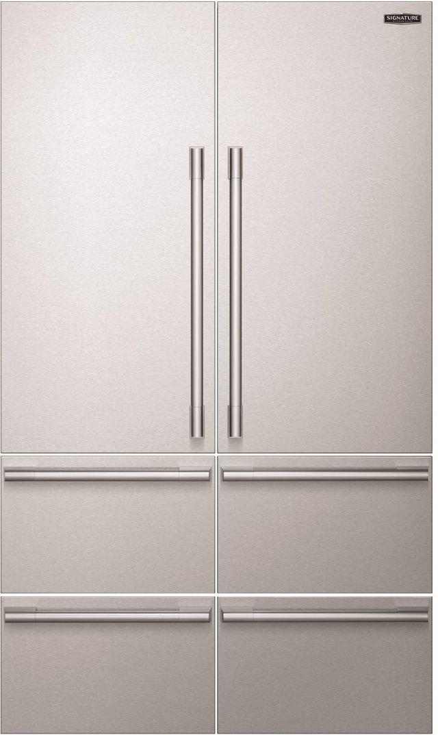 Signature Kitchen Suite Professional Series 48" French Door Stainless Steel Refrigerator Panel Kit