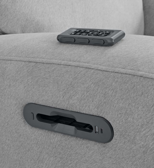 Westwood Design Aiden Dusty Gray Power Uphostered Glider Recliner-3