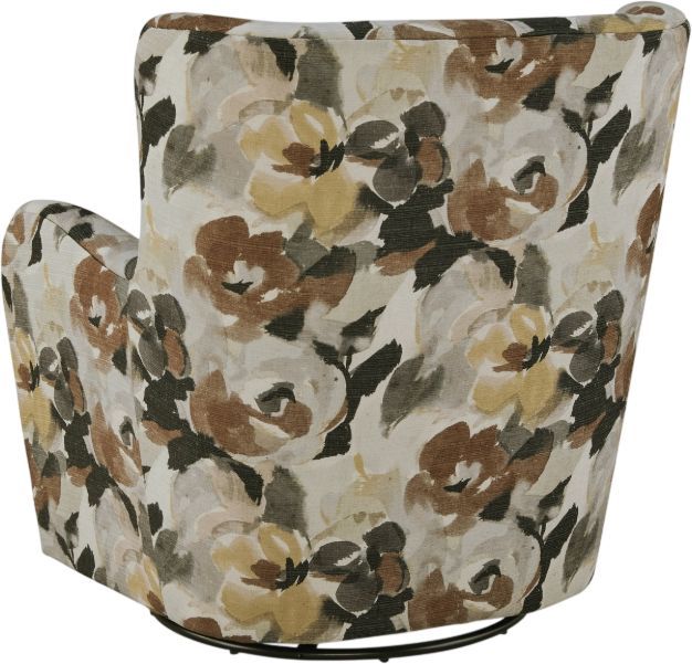 Signature Design by Ashley® Rowenburg Multi-Colored Swivel Glider Accent Chair-4