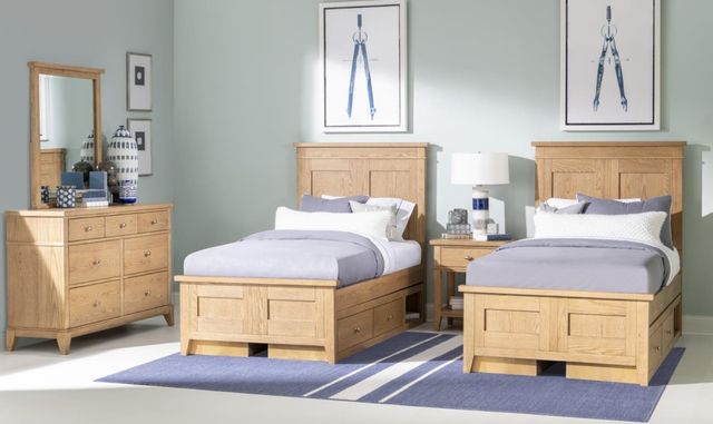 Legacy Classic Today's Traditions Natural Hickory Youth Twin Panel Bed-4