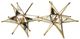 A & B Home Gold Star Candle Holder-1