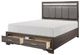 Mazin Furniture Luster Faux-Wood Eastern King Platform Bed-2