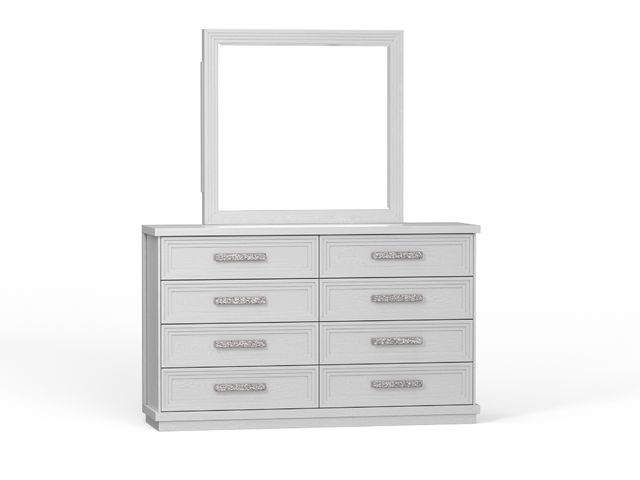 Snowfall Queen Bedroom Set, Mattress Free!-2