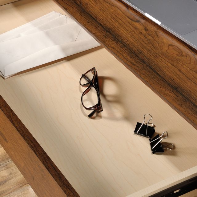 Sauder® Carson Forge® Washington Cherry Computer Desk-1