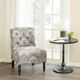 Olliix by Madison Park Taupe Lola Tufted Armless Chair-4