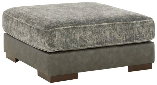 Signature Design by Ashley® Larkstone Pewter Oversized Accent Ottoman-0