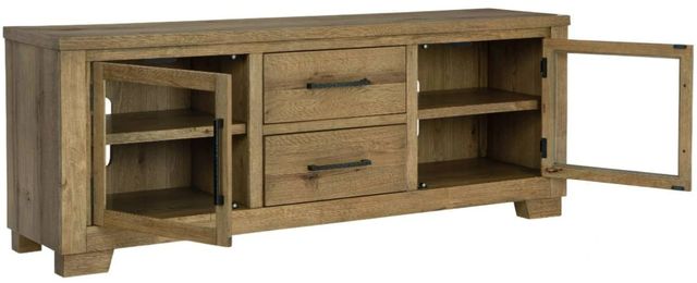 Signature Design by Ashley® Galliden Light Brown 80" TV Stand-2