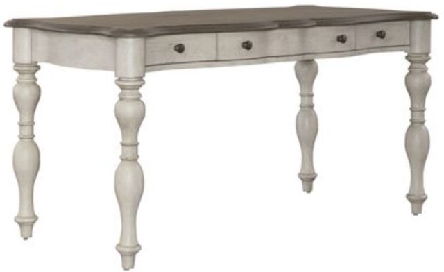 Liberty Furniture Chesapeake Taupe/Wirebrushed Antique White Writing Desk-0