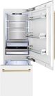 ZLINE Autograph Edition 30" 16.1 Cu. Ft. White Matte Built-In Bottom Freezer Refrigerator-1