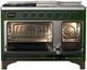 Ilve® Majestic III 48" Emerald Green Pro Style Dual Fuel Liquid Propane Range with 5 Black Brass Burners and Burnished Trim-1