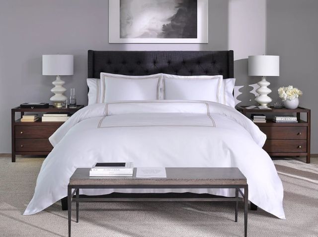 Sleeptone® Hotel Luxury 6-Piece Warm Taupe/White Long Staple Cotton California King Sheet Set-4