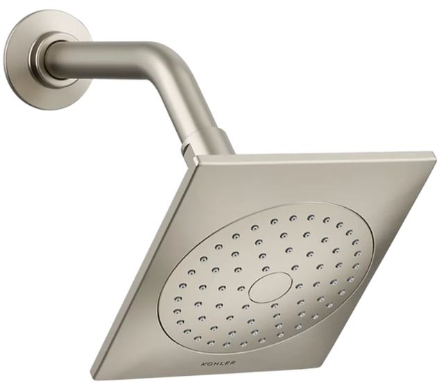 KOHLER® Loure® Vibrant Brushed Nickel 2.5 GPM Single-Function Showerhead-0