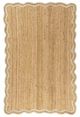 LR Home Scallop Natural/Ivory 5'x8' Area Rug-0
