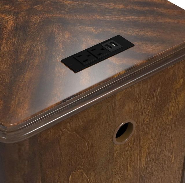 Elements International Phillipe Cherry Nightstand-4