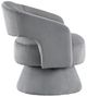 Homelegance® Upton Dark Gray Swivel Chair-3